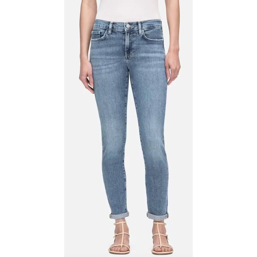 FRAME Denim Le Garçon Boyfriend Light Wash Blue Jeans Women's Size 26